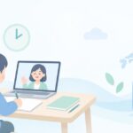 帰国前に日本の勉強を準備したいをイメージしたイラスト