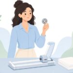 ロータリー式裁断機用替刃をイメージしたイラスト