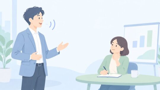 営業やプレゼンで声が通らない？会話向けのボイトレで練習する方法