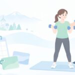 札幌でパーソナルジムを月1回から始めたいをイメージしたイラスト