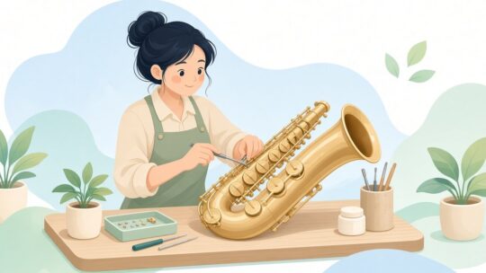 サックス修理用パッドスリック｜管体内部の調整に使う先端幅・形状