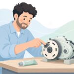 スクーター用トルクカムグリスをイメージしたイラスト
