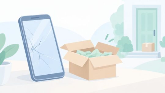 画面が割れた古いスマホは売れる？家から出ずに手放す方法