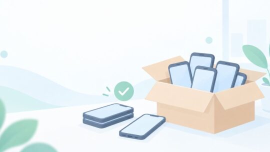 社用スマホの古い端末が何台も残っている？まとめて手放す方法