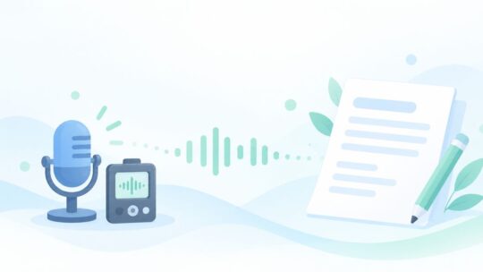セミナーの録音を記事にしたい？AIで文字にしてから直す方法