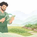 鎌の刃カバーをイメージしたイラスト