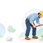 セパ折り棒をイメージしたイラスト