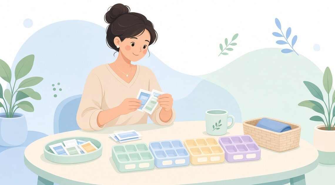 人ごとの薬を分けて混ざった分を出してから渡す