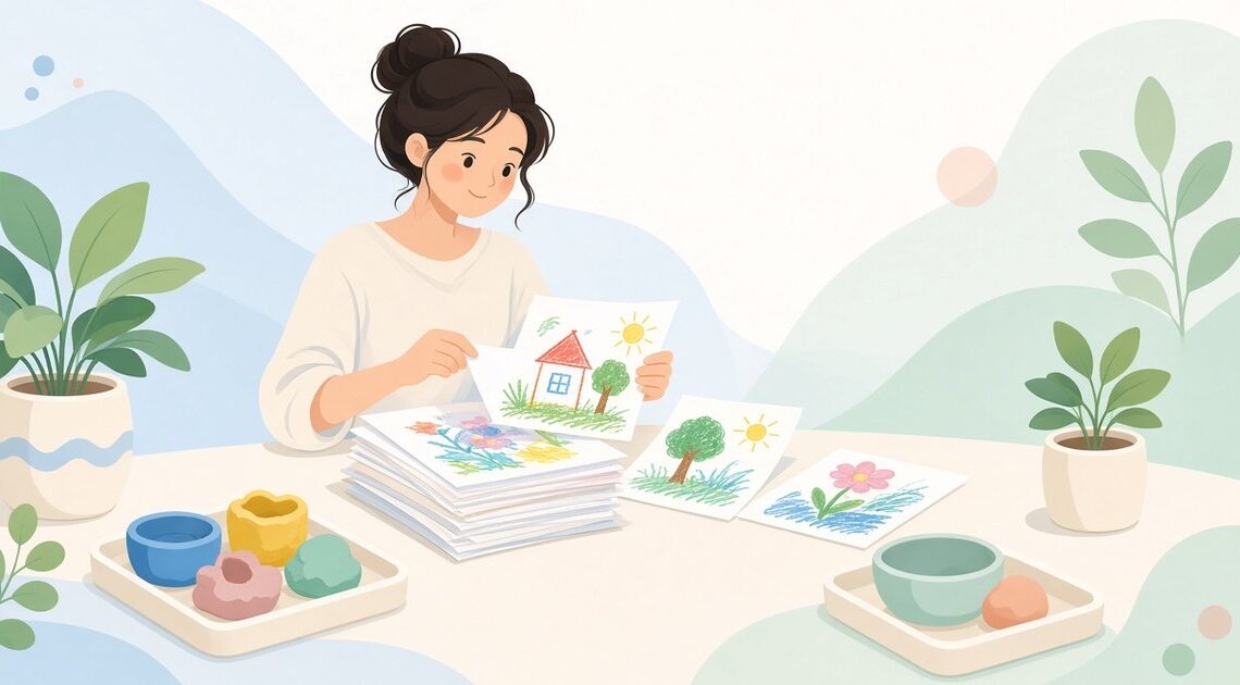 名前のない作品を分けてから返す手順