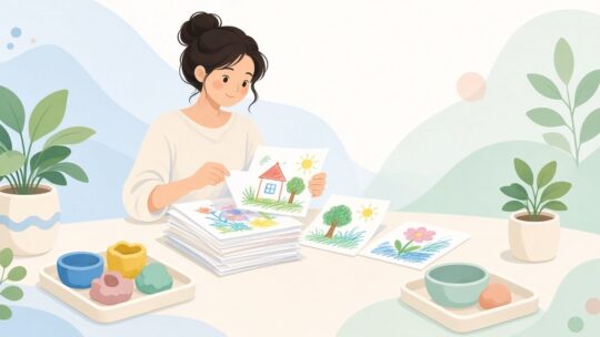 名前のない作品を分けてから返す手順