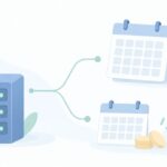 サーバーは月払いと年払いどっちをイメージしたイラスト