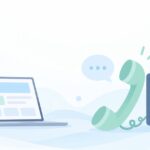 サーバーの困りごとを電話で聞きたいをイメージしたイラスト