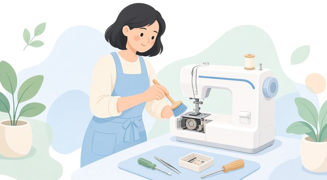 ミシン掃除ブラシおすすめ|ナイロン毛20本と修理工具セット