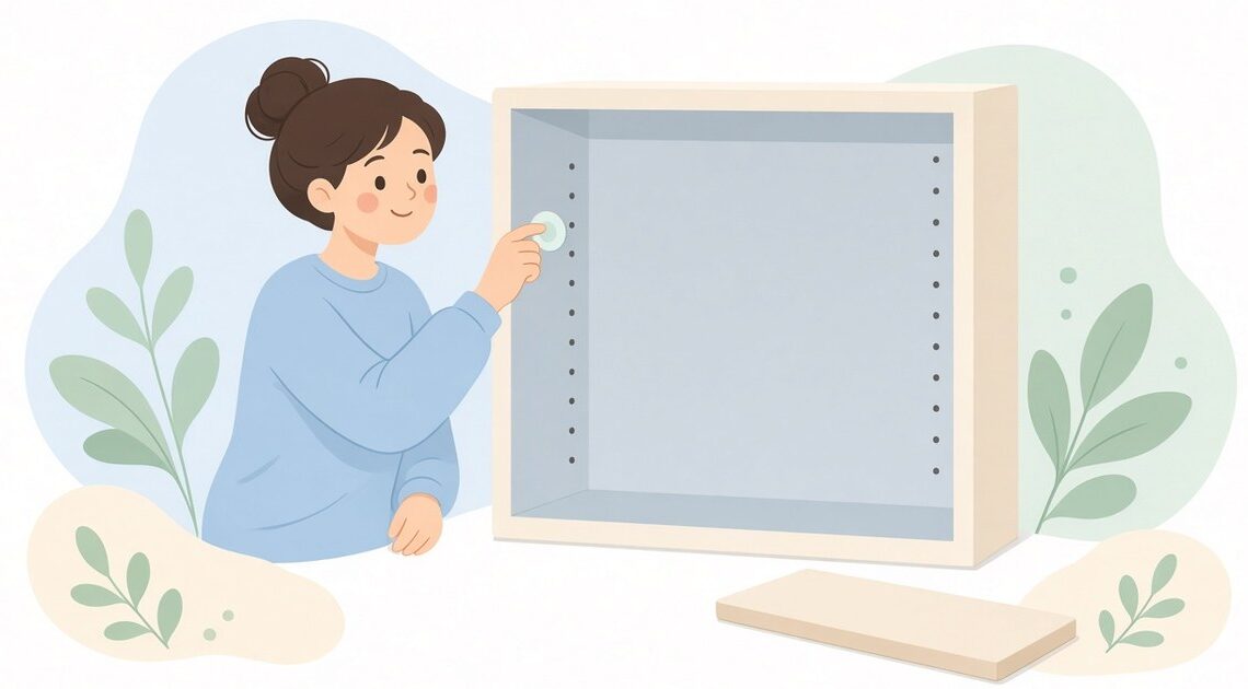 径12mm用・吸盤付き9mm用の棚ダボカバーを比較