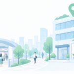 渋谷駅の近くで法人登記できるをイメージしたイラスト
