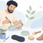 靴底用プライマーをイメージしたイラスト