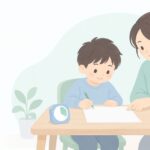 集中が続かない子の家庭教師はをイメージしたイラスト