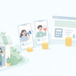 小さな会社の集客はどうするをイメージしたイラスト