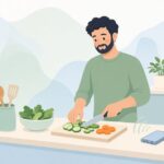 スピーカー通話をイメージしたイラスト