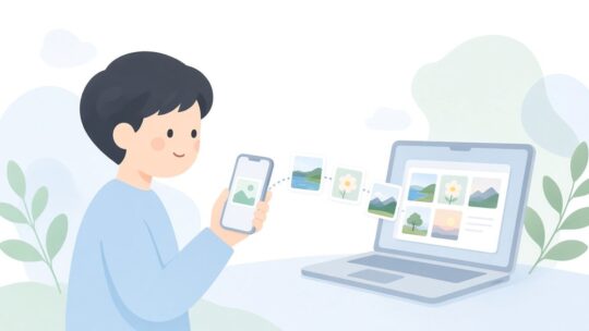 スマホの写真をパソコンにバックアップするやり方