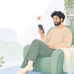 スクリーンショット音の消音をイメージしたイラスト