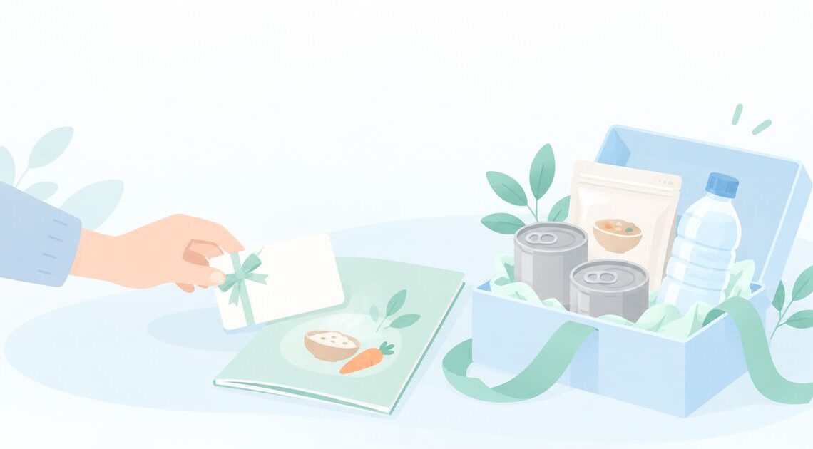 一人暮らしの家族に防災の備えを贈りたい?備蓄食品を選んでもらう方法