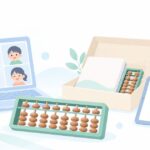 そろばんを家で習わせたいをイメージしたイラスト