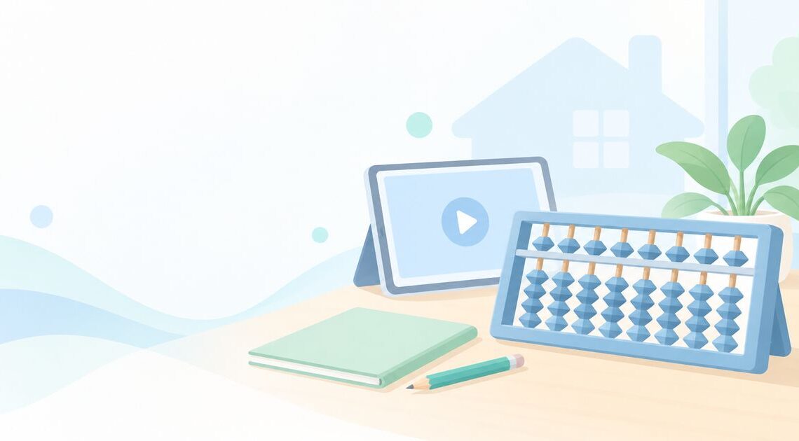 家でそろばんを始めたい?そろばん付きの通信で学ぶ方法