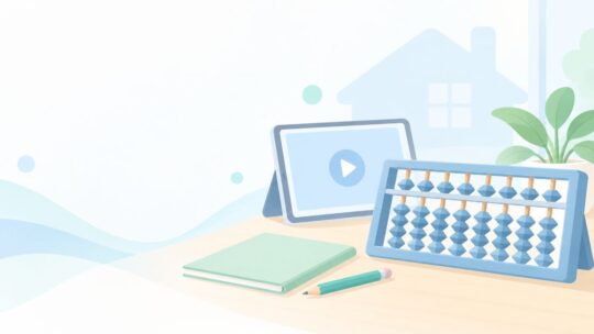 家でそろばんを始めたい？そろばん付きの通信で学ぶ方法