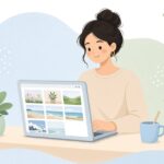 写真の行事ごとの整理をイメージしたイラスト