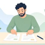 原文と訳文の読み合わせをイメージしたイラスト