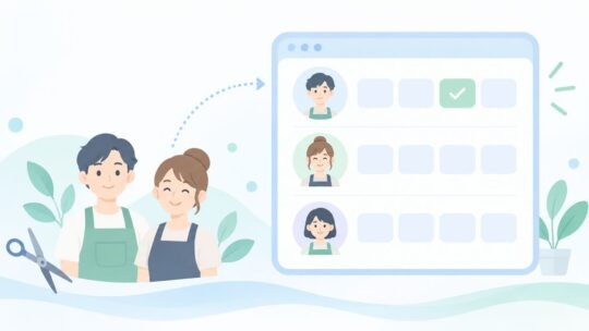 スタッフごとの予約をまとめたい？指名予約を1つのページで受ける方法