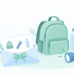社員に防災グッズを配りたいをイメージしたイラスト