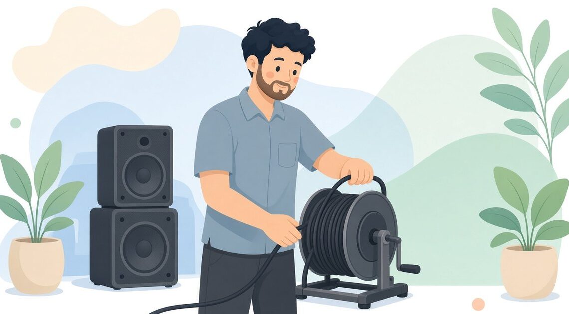 舞台音響スタッフ向け現場ケーブル用ケーブルワインダーおすすめ4選｜対応径・巻き取り容量