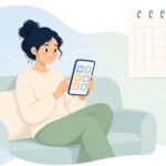 サブスク更新日の確認をイメージしたイラスト