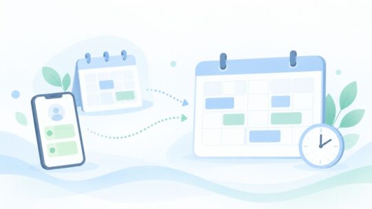 ネット予約とGoogleカレンダーを両方見ている？予定を1つにまとめる方法
