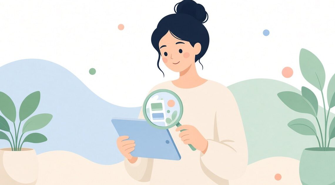 タブレット画面の拡大鏡の出し方