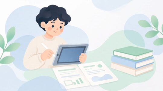 タブレットで資格勉強するPDFノートのやり方