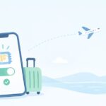 台湾のeSIMはいつ設定するをイメージしたイラスト