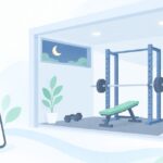 船橋の高根公団で24時間使える個室ジムはをイメージしたイラスト