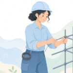 鉄筋結束線ホルダーをイメージしたイラスト
