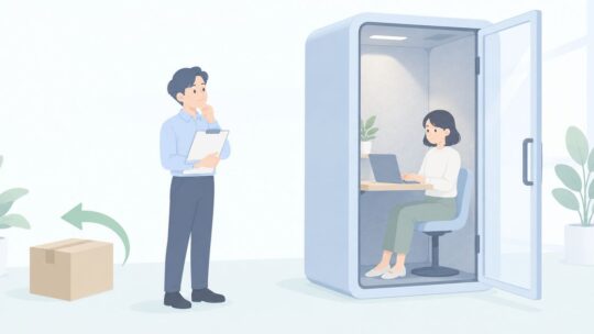 テレワークブースは高い？買う前に試して決める方法