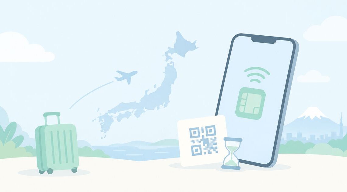 一時帰国でスマホは使える？ドコモ回線のeSIMを用意する方法