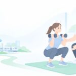 等々力駅の近くで通い放題のパーソナルジムはをイメージしたイラスト