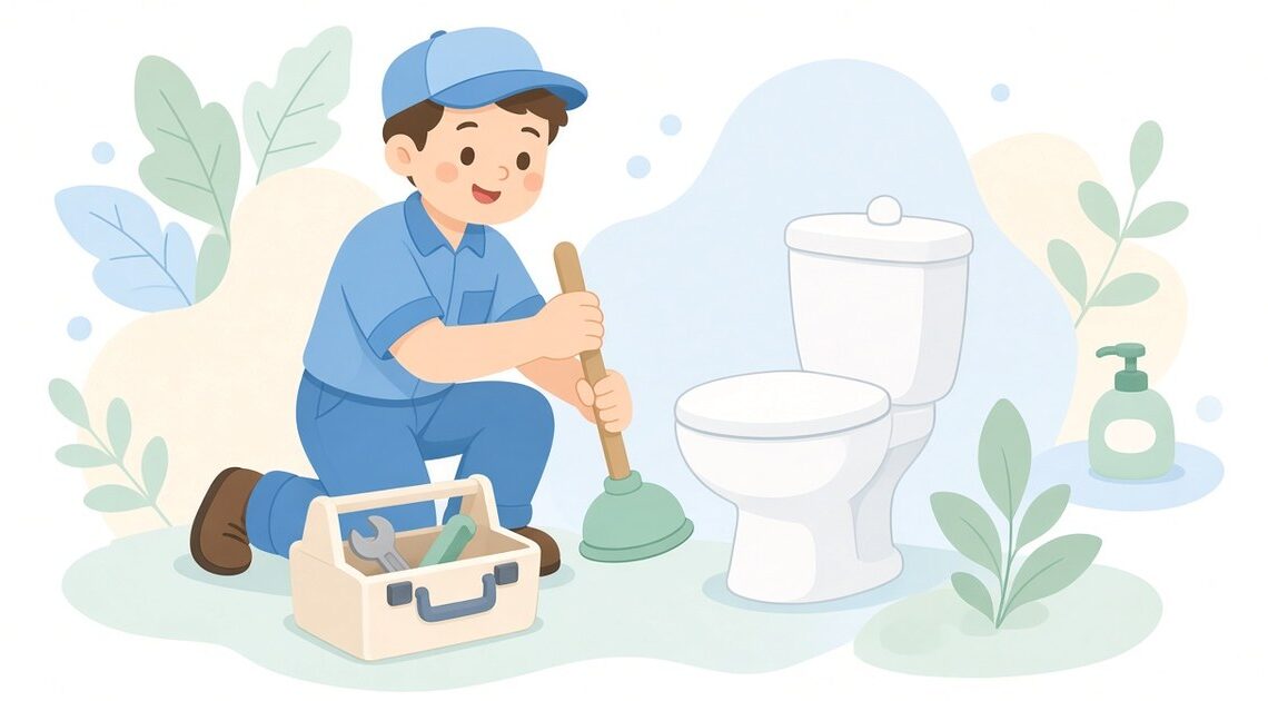 トイレのつまりが自分で直らない？業者に頼む前の確かめ方と料金