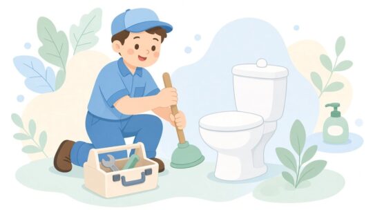 トイレのつまりが自分で直らない？業者に頼む前の確かめ方と料金