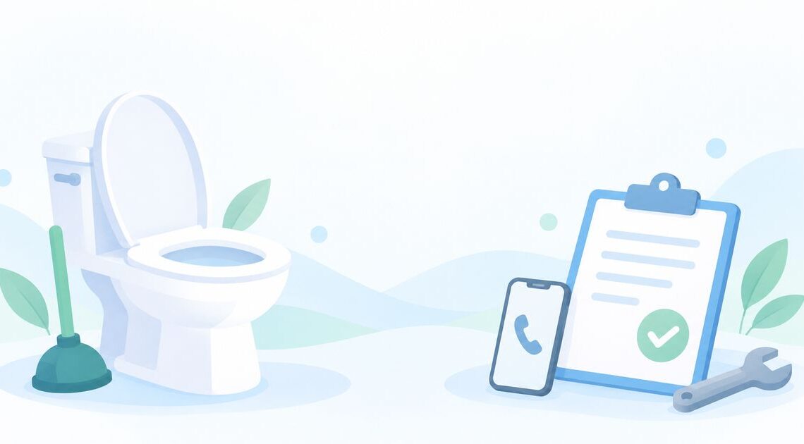 トイレがつまった？出張で直してもらう前に料金を確かめる方法