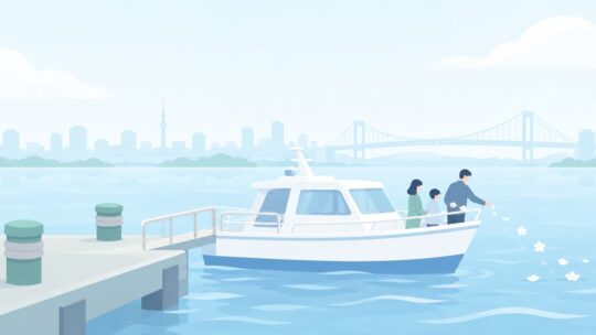 東京で海洋散骨をしたい？乗船場所と船の選び方