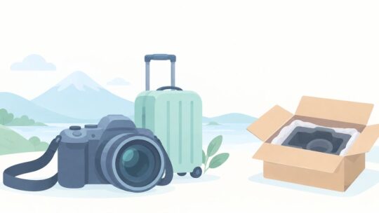 旅行の数日だけ良いカメラを使いたい？借りて持っていく方法と費用