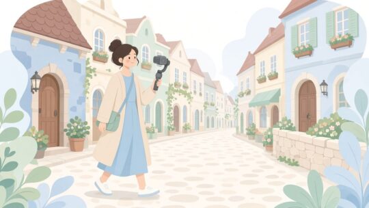 旅行の歩き撮り動画のやり方とデータ保存